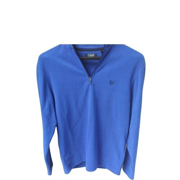 Chaps Men's NWOT Royal Blue 1/2 Zip Pullover. - Picture 4 of 10